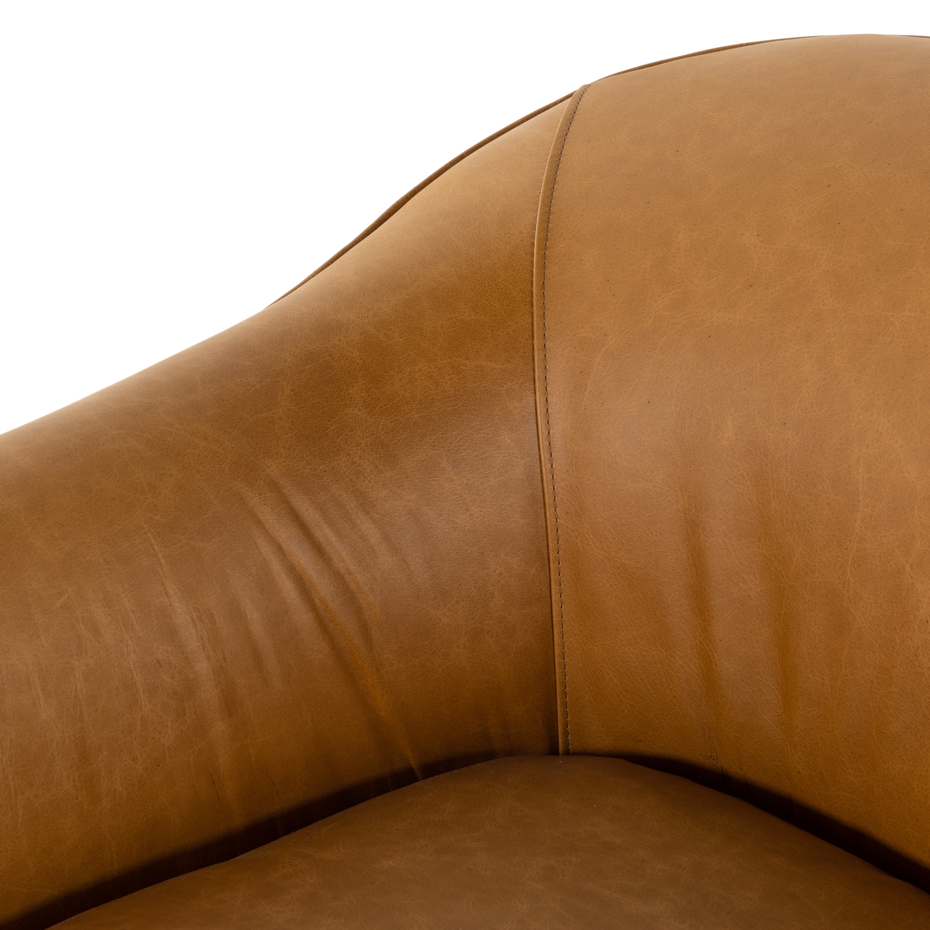 Quinton Swivel Chair - Osorno Camel - Image 7