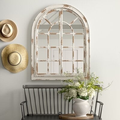 Manwe Arched Wall Rustic Mirror - Image 0