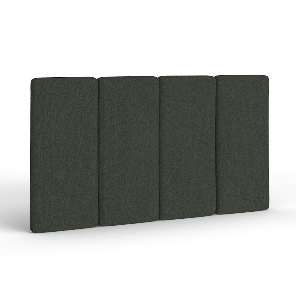 Noel King Headboard - Green Wool Bouclé - Image 2