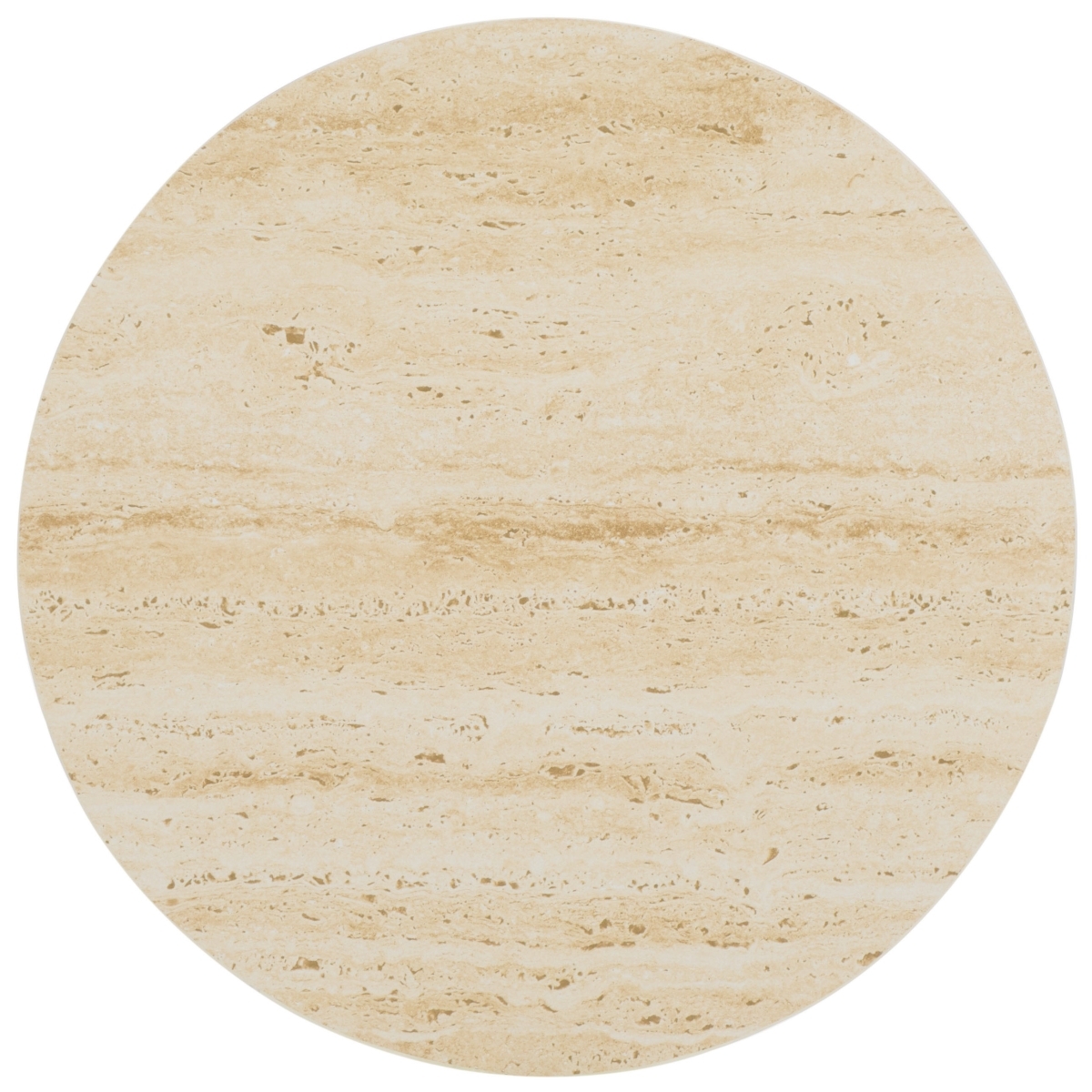 Nurem Tall Ceramic Side Table - Beige - Image 4