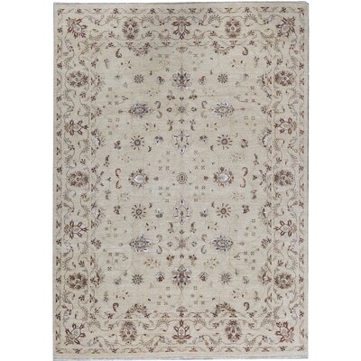 One-of-a-Kind Cornwall Hand-Knotted Beige 10' x 13'10" Wool Area Rug - Image 0
