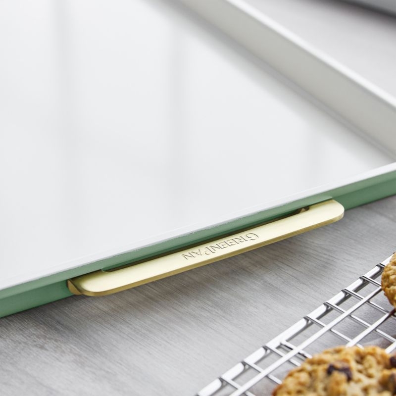 GreenPan Reserve Healthy Ceramic Nonstick Bakeware Half Sheet Pan in Sage Green - Image 5