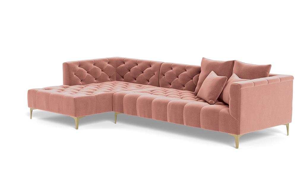 Ms. Chesterfield Sectional Sofa with Left Chaise by Apartment Therapy - Image 2