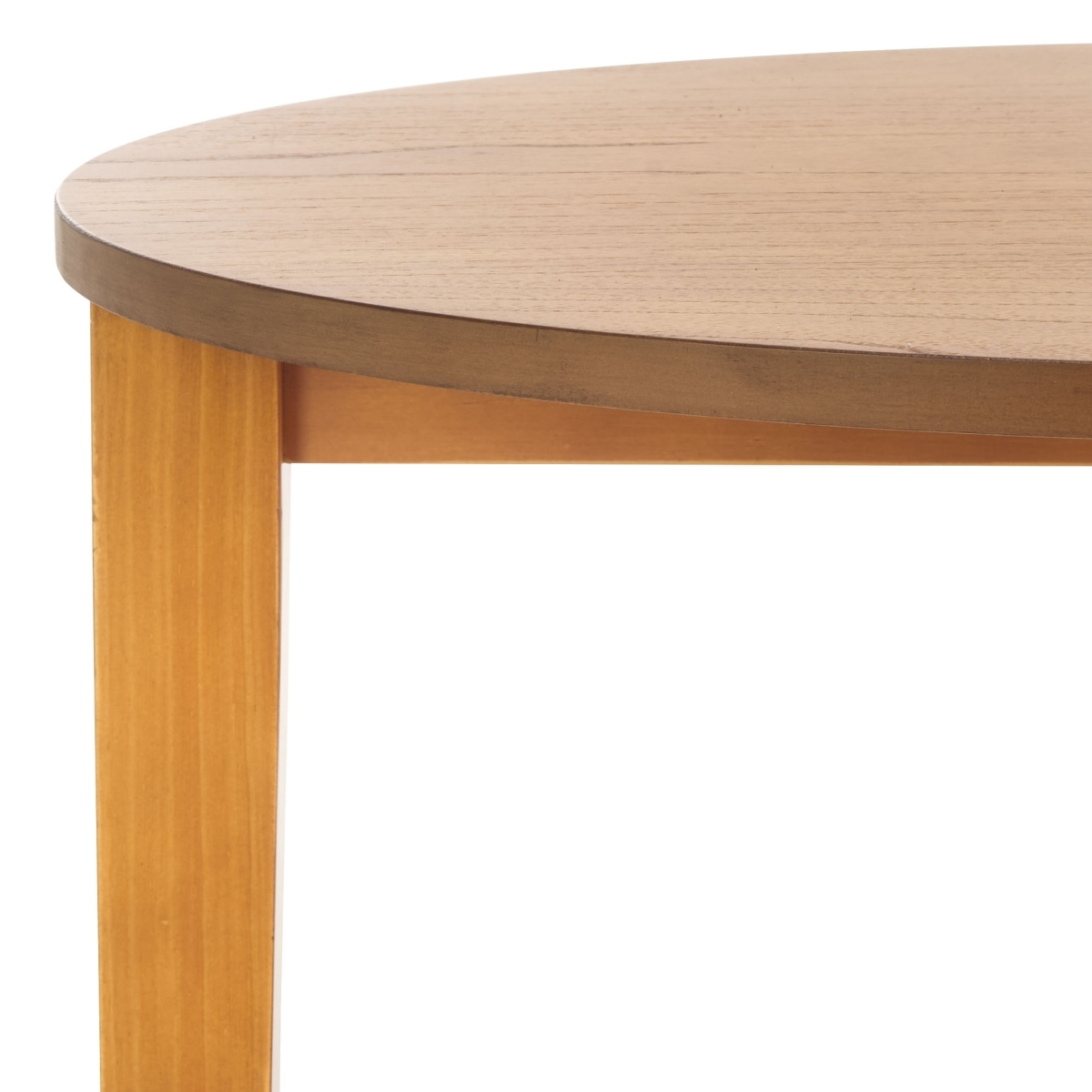 Leonardi Oval Wood Accent Table - Natural - Image 2