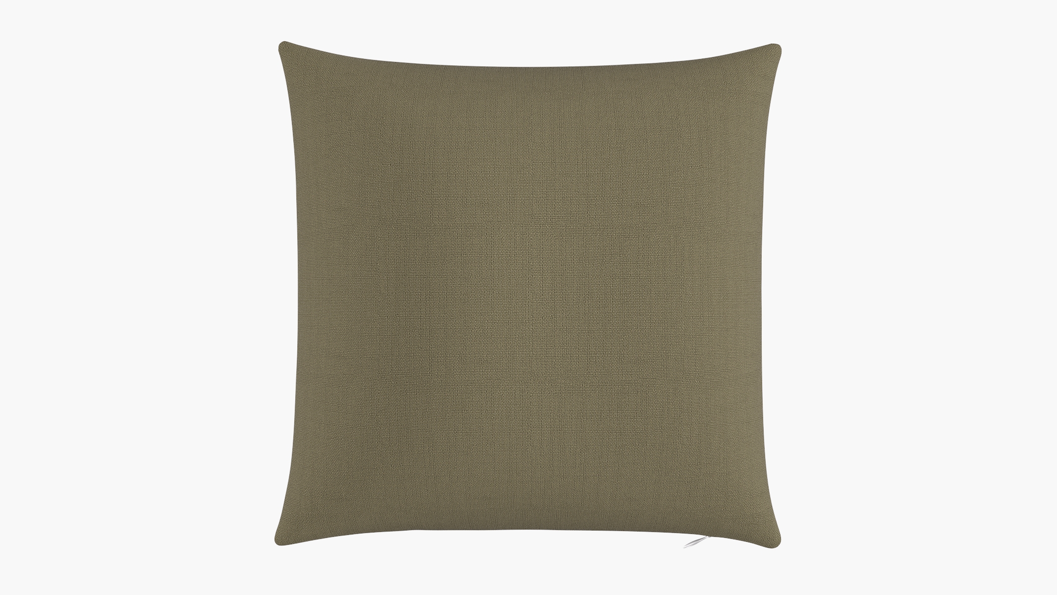 Throw Pillow 20" | Olive Linen - Image 0