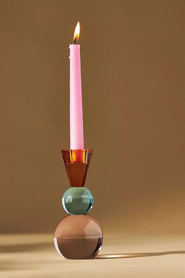 Cut Glass Candle Holder - Image 0