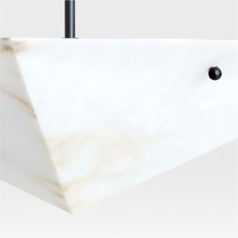 Onirique White Alabaster Pendant Light by Athena Calderone - Image 6