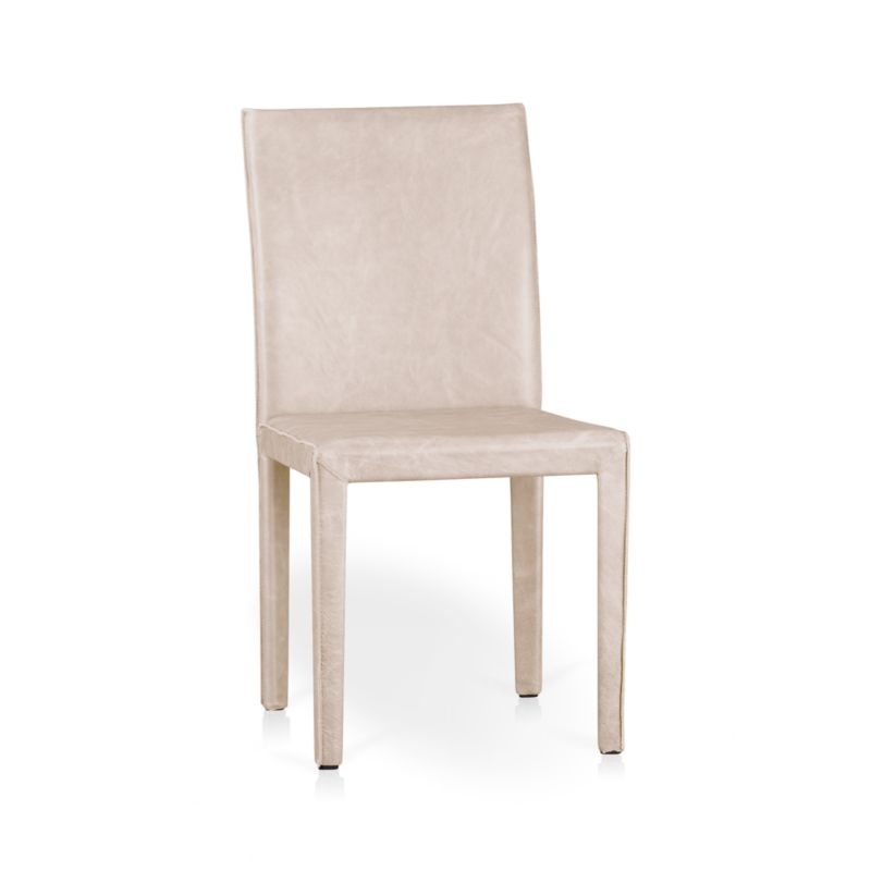 Folio Sand Top-Grain Leather Dining Chair - Image 2