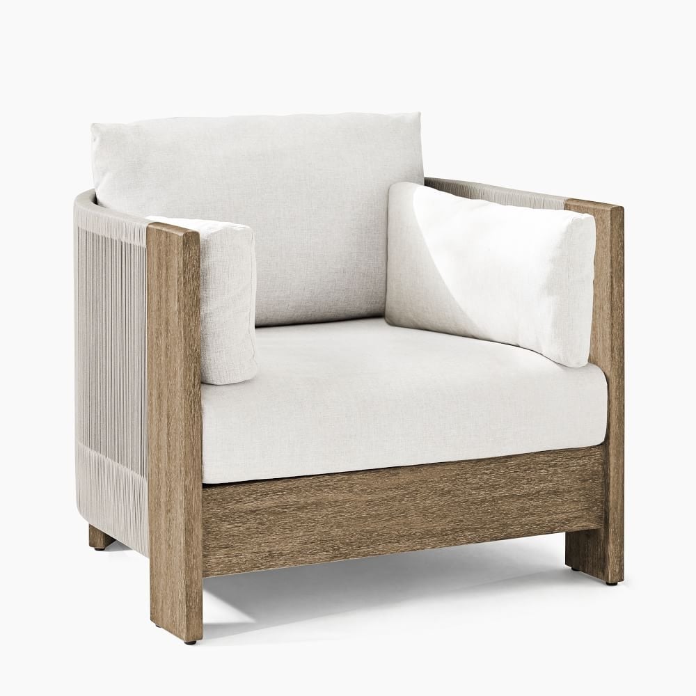 Porto Lounge Chair, Driftwood - Image 0