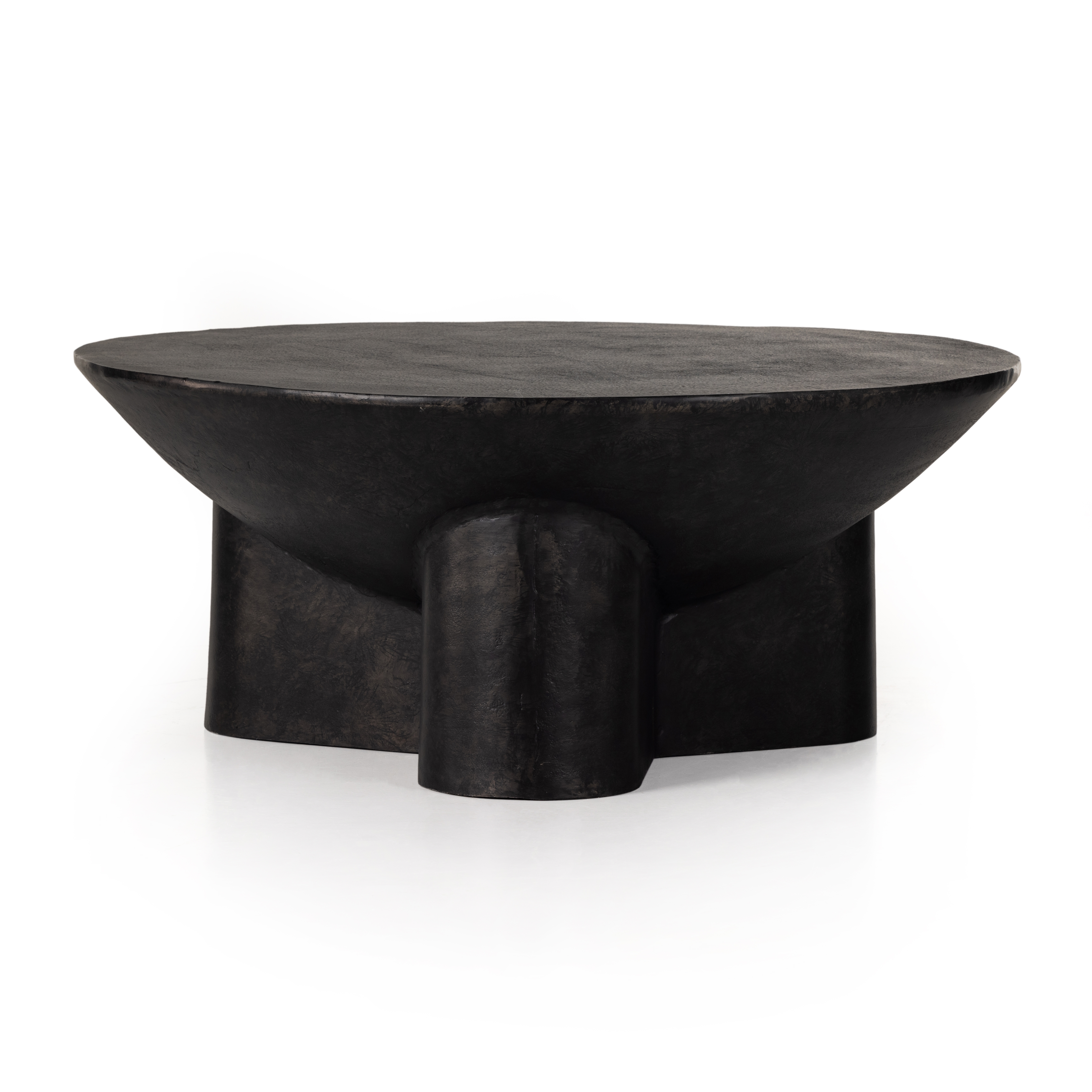 Sante 36" Coffee Table-Raw Black - Image 3