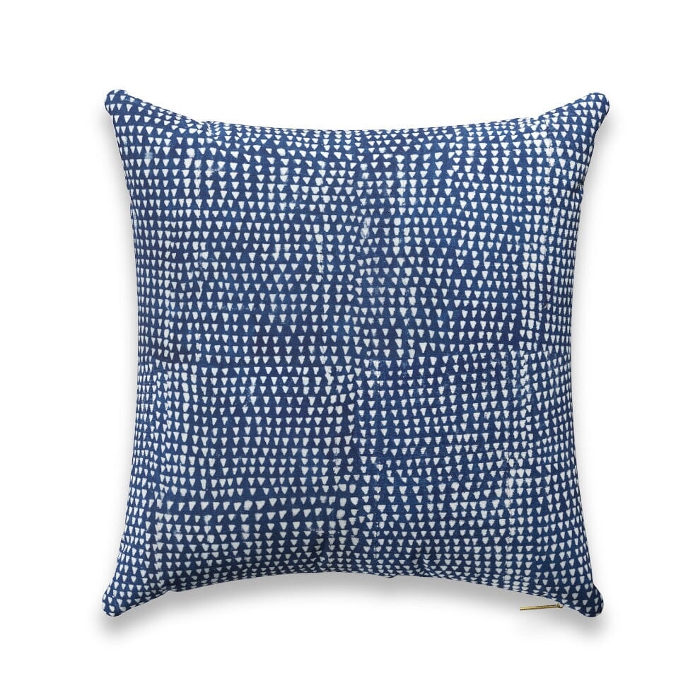 Arrows Indigo Pillow by St. Frank | Blue | 26" W x 26" H | Cotton/Linen - Image 0