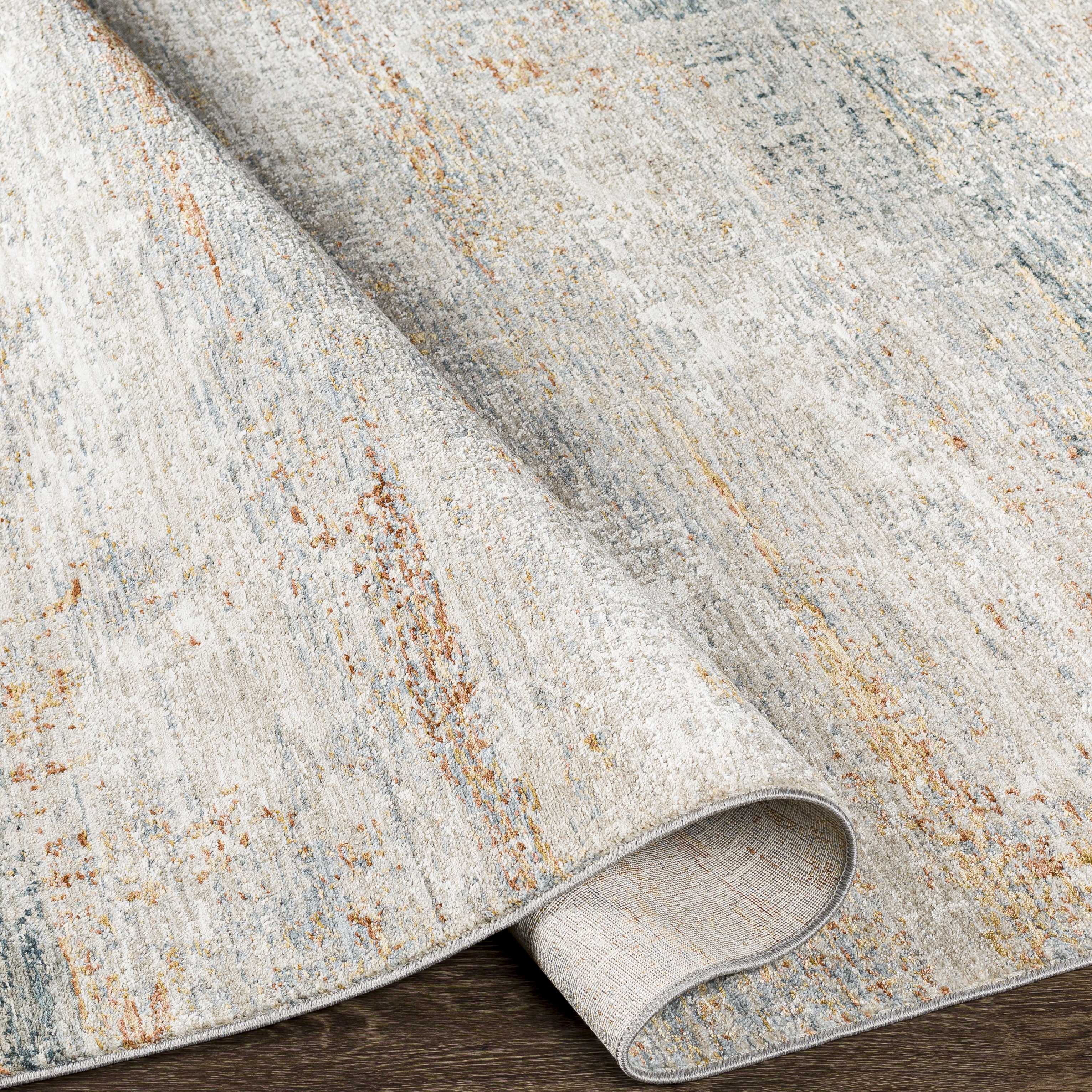 Laila Beige Indoor 5' x 7'5" Machine Woven Rug - Image 3