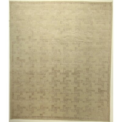 Mercouri Hand-Knotted Light Brown Area Rug - Image 0