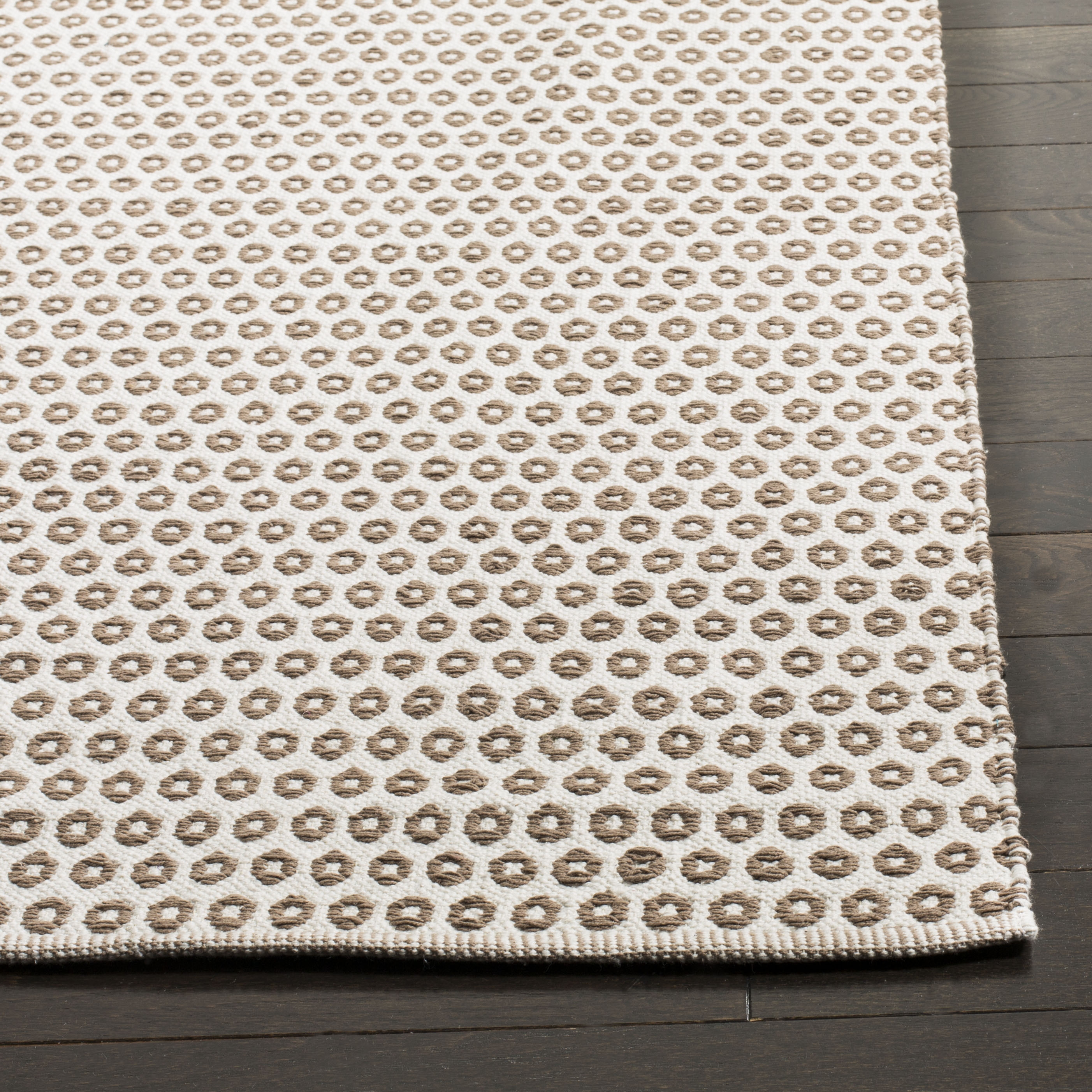 Arlo Home Hand Woven Area Rug, MTK616E, Taupe/Ivory,  8' X 10' - Image 1