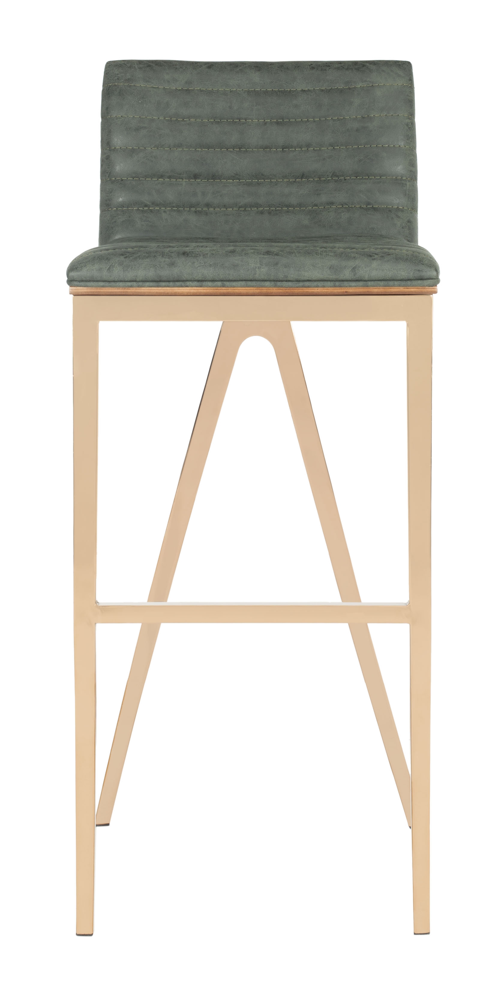 McKay BarStool - Ash Green/Copper - Safavieh - Image 0