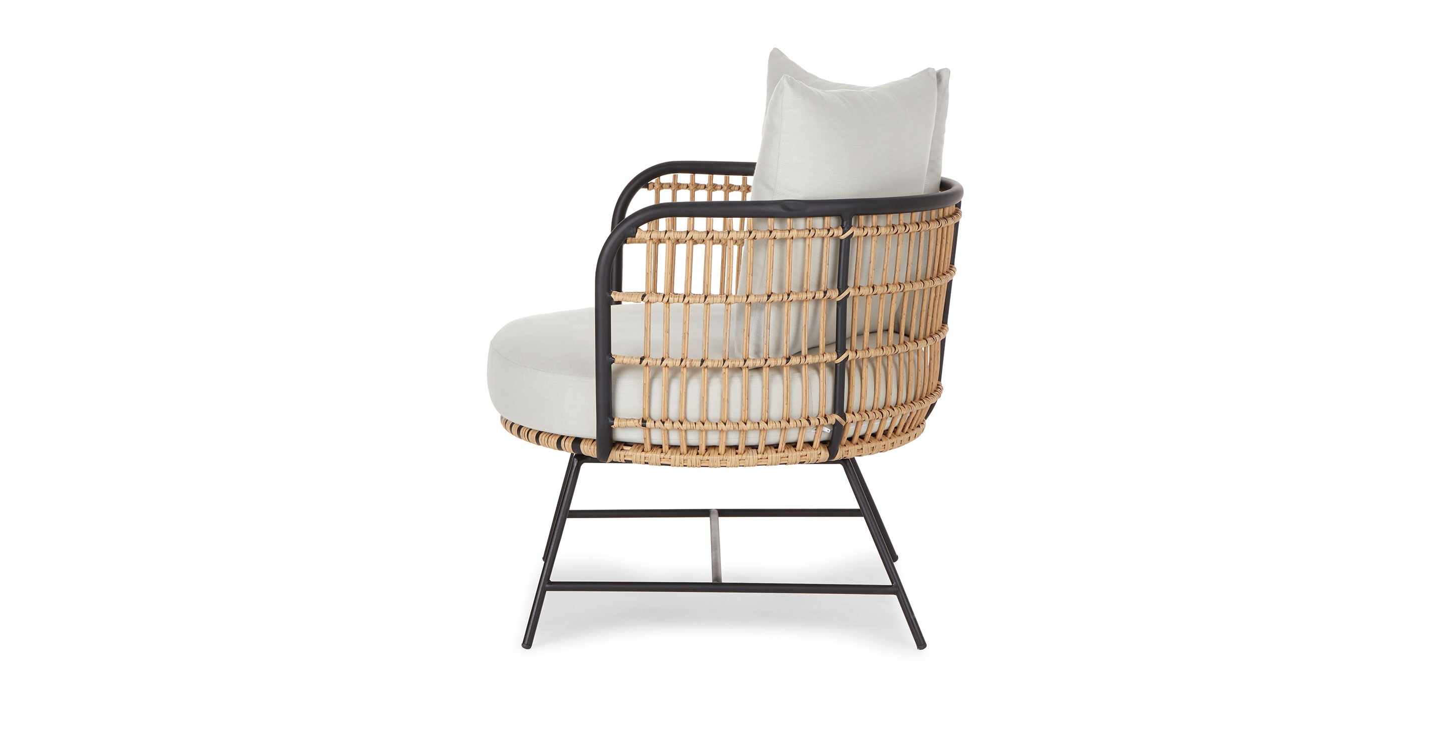 Onya Lily White Lounge Chair - Image 3