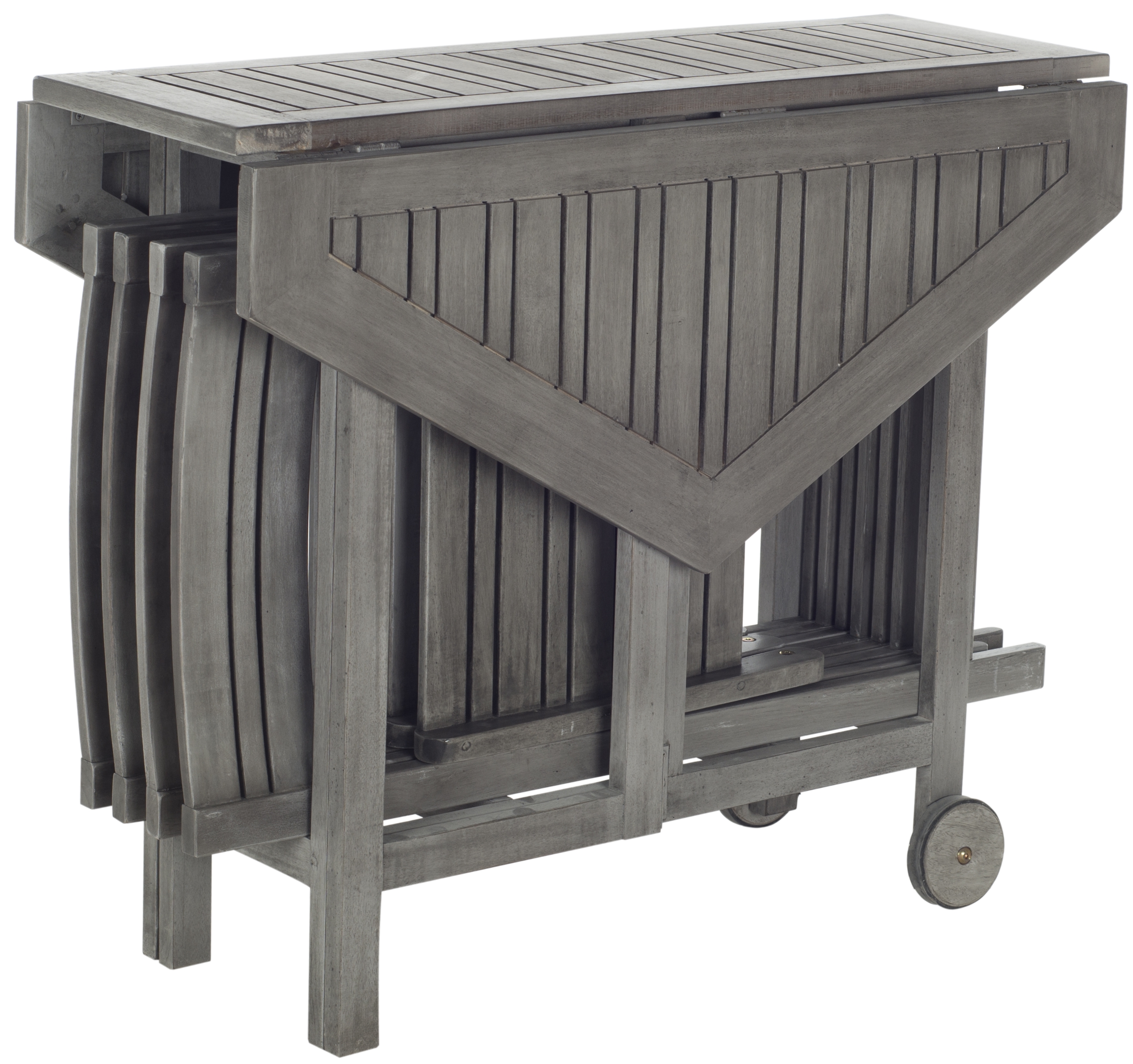 Kerman 5 Piece Outdoor Set - Grey Wash - Safavieh - Image 1