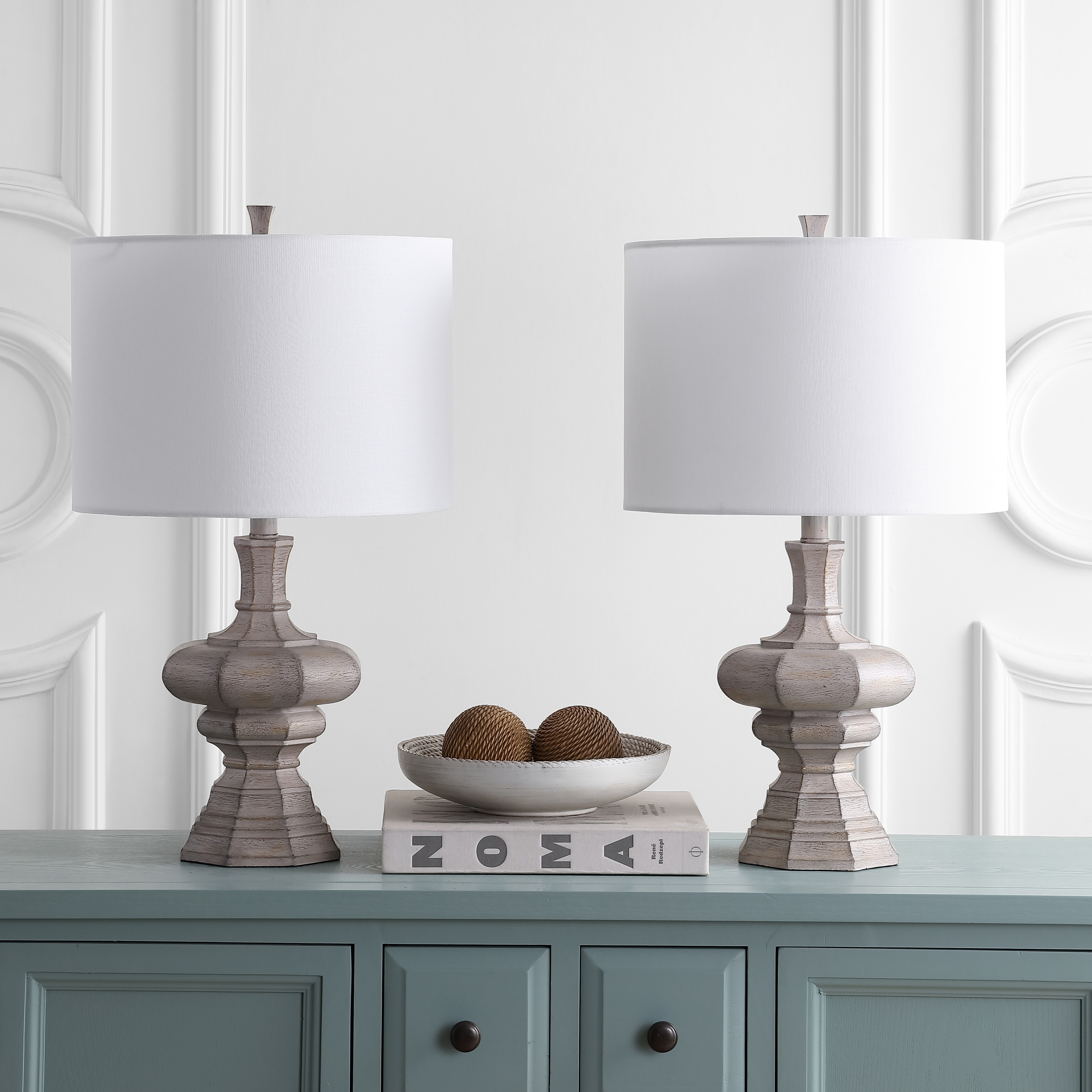 Melville Table Lamp - White Wash - Safavieh - Image 4