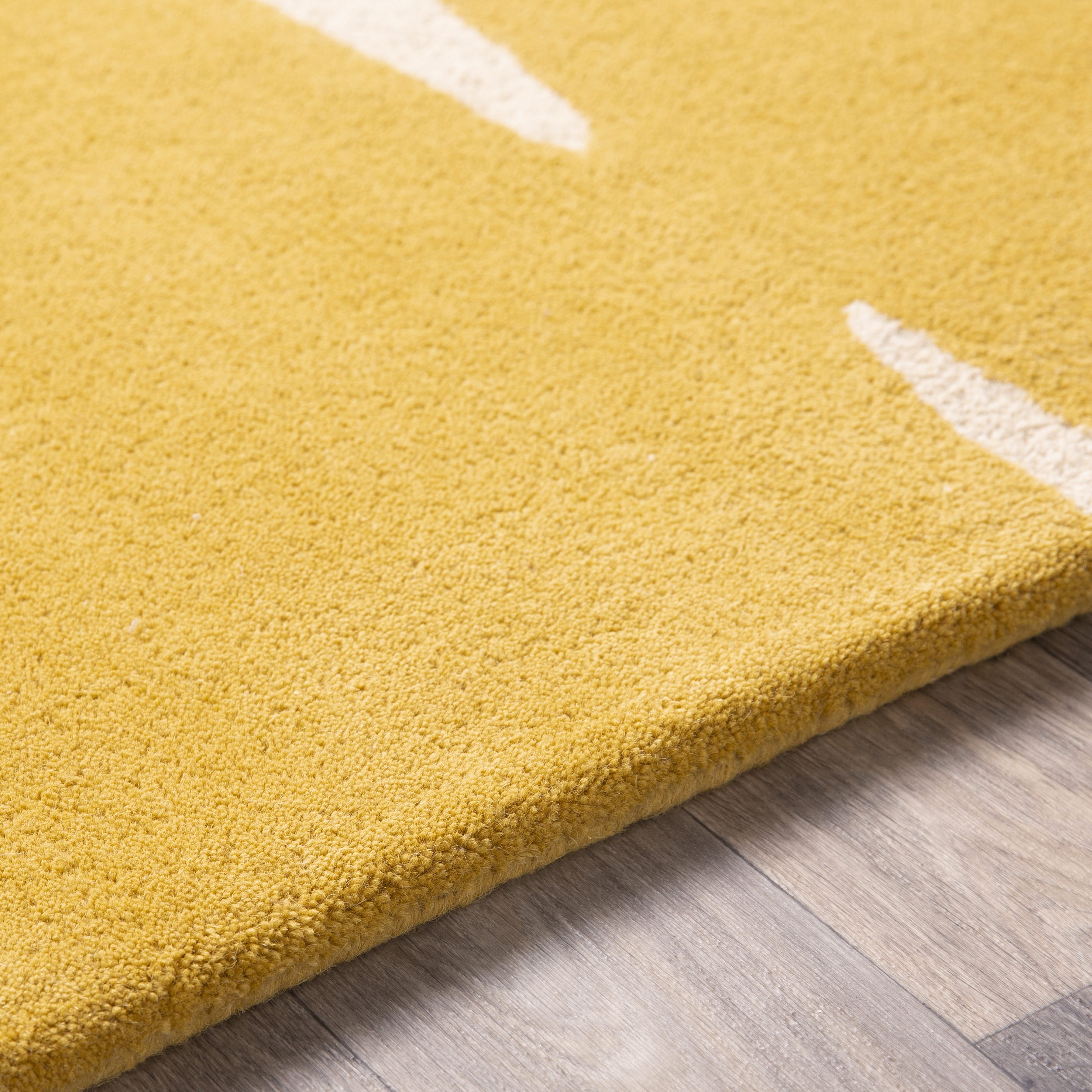 Scion Yellow Indoor 3'3" x 5'3" Handmade Rug - Image 3