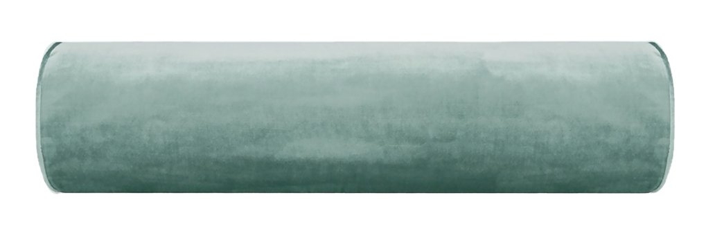 THE BOLSTER :: FAUX SILK VELVET // TURKISH BLUE - TWIN XL // 9" X 30" - Image 1