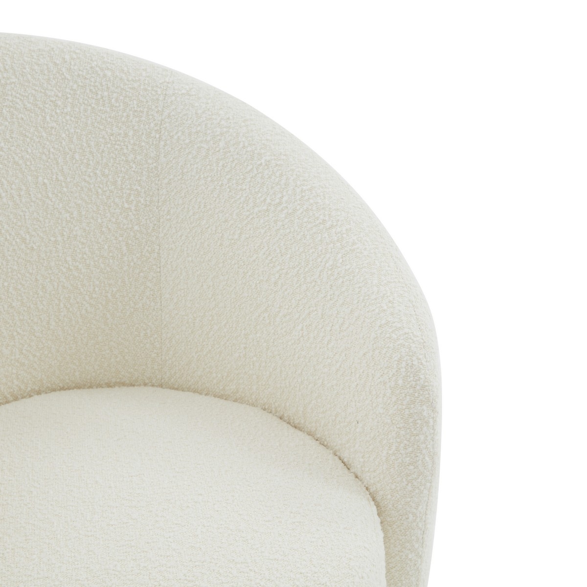 Danianna Boucle Accent Chair - Ivory - Image 2
