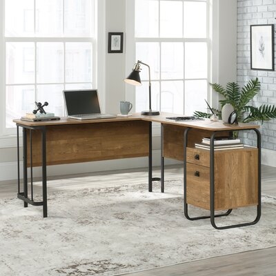 Mcclanahan L-Shape Executive Desks with Hutch - Image 0