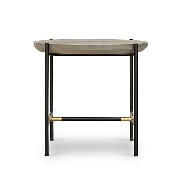 Finian End Table, Natural Brass - Image 1