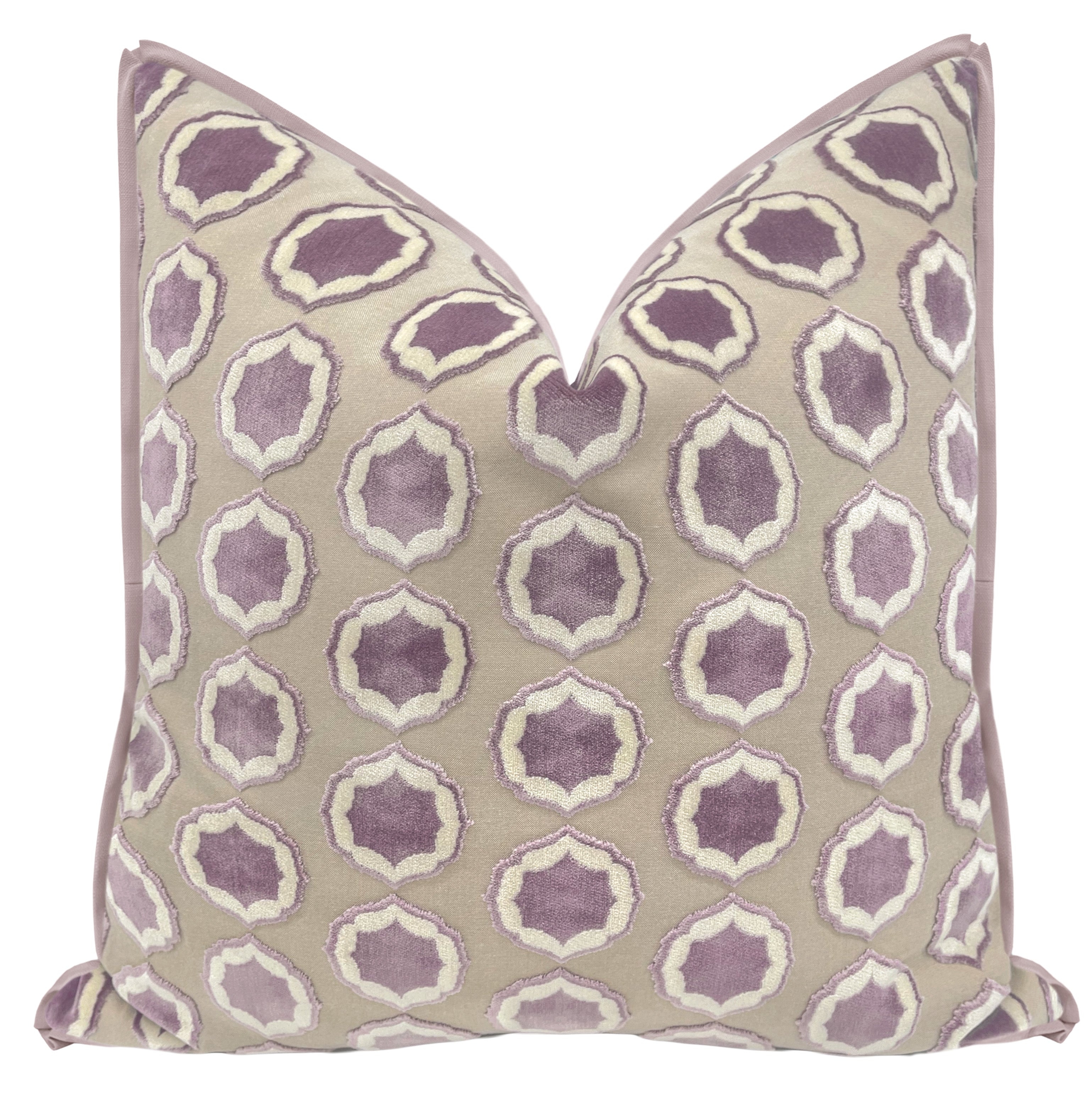 TIANA // GLYCINE + BLANC | MANUEL CANOVAS - 20" X 20" / BUTTERFLY FLANGE / Smokey Lavender - Image 0