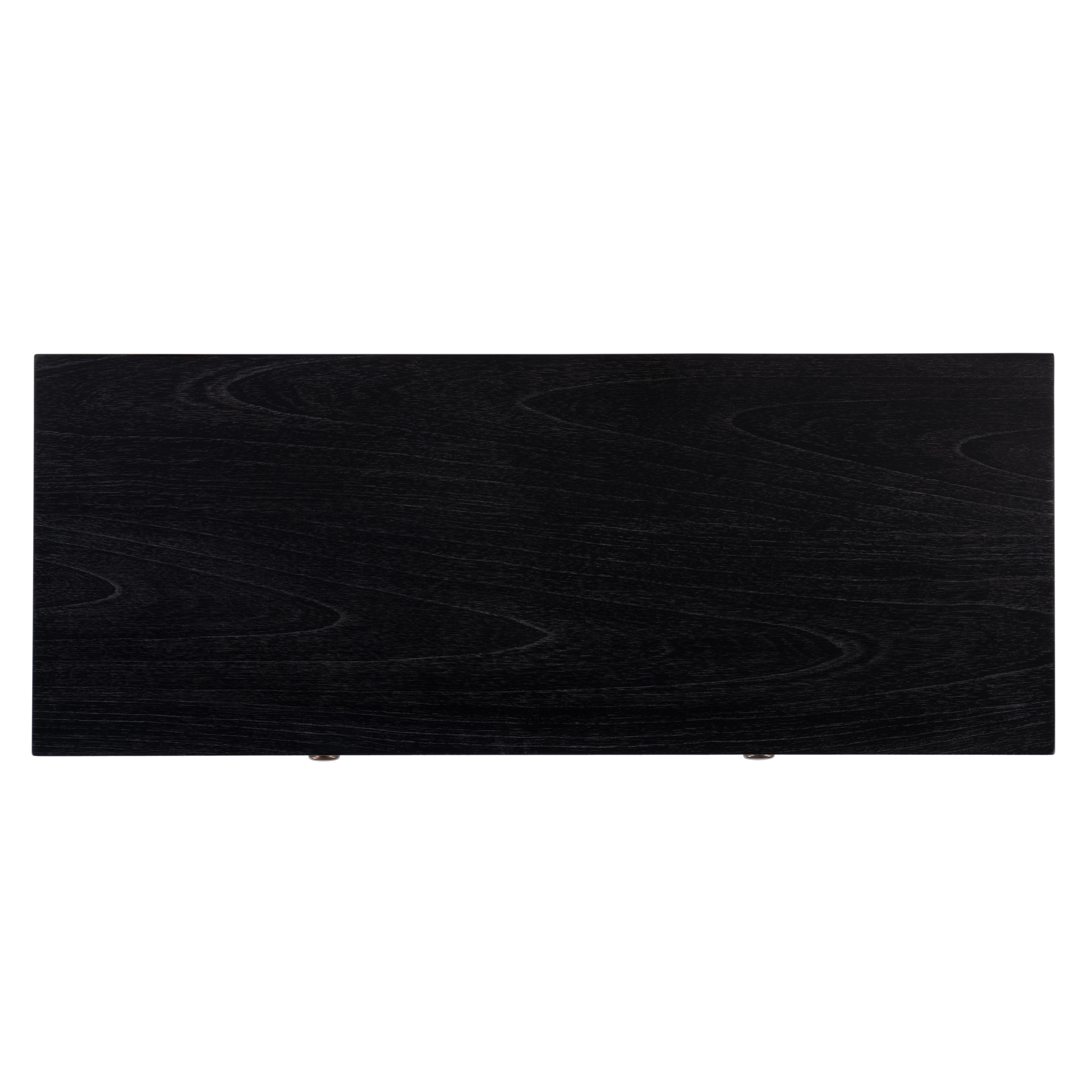 Flagstaff Washed Black Console Table - Image 3