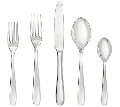 Fortessa Grand City Flatware, Set of 20 - Stainless Steel - Image 0
