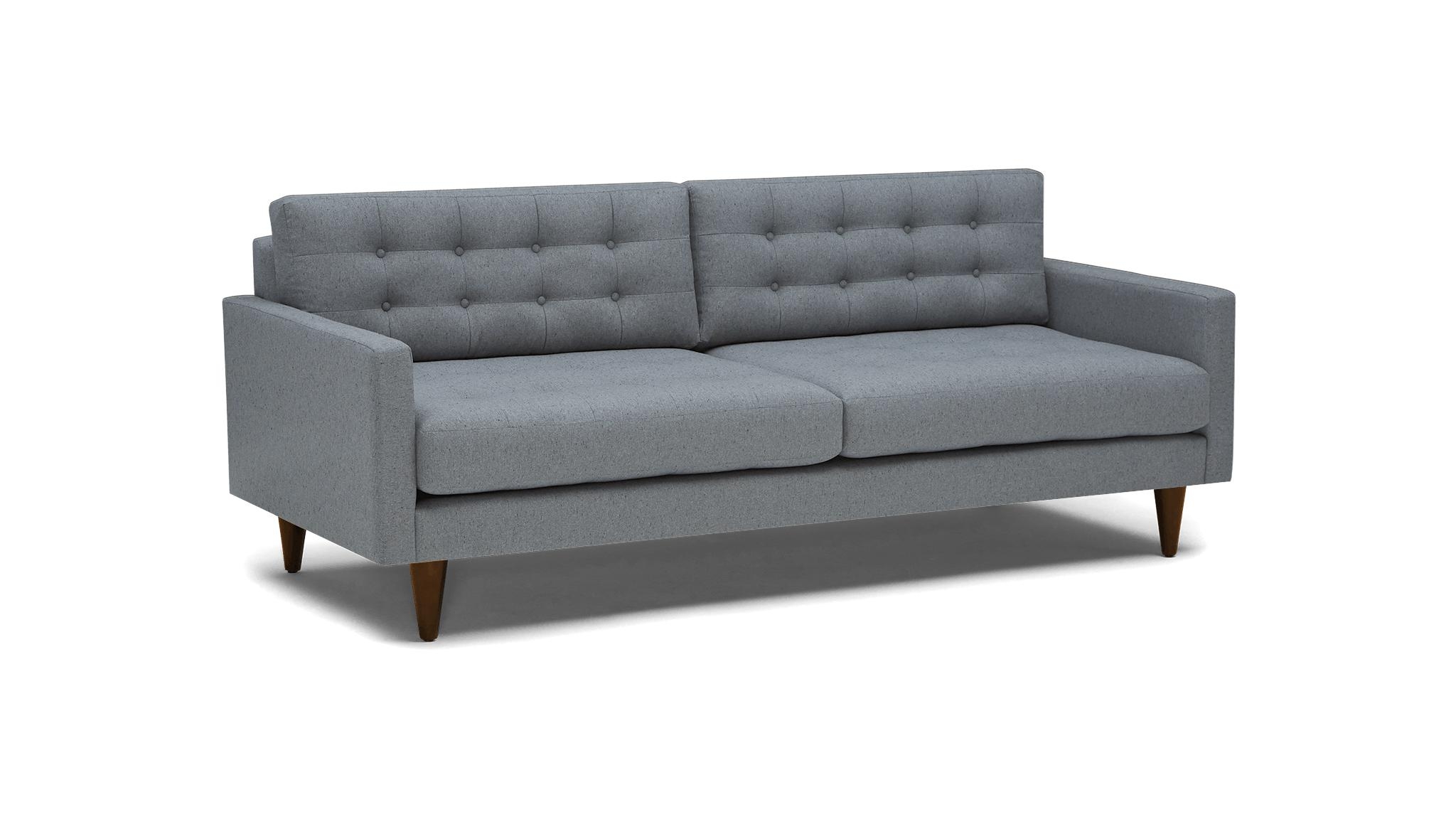 Gray Eliot Mid Century Modern Sofa - Synergy Pewter - Mocha - Image 1