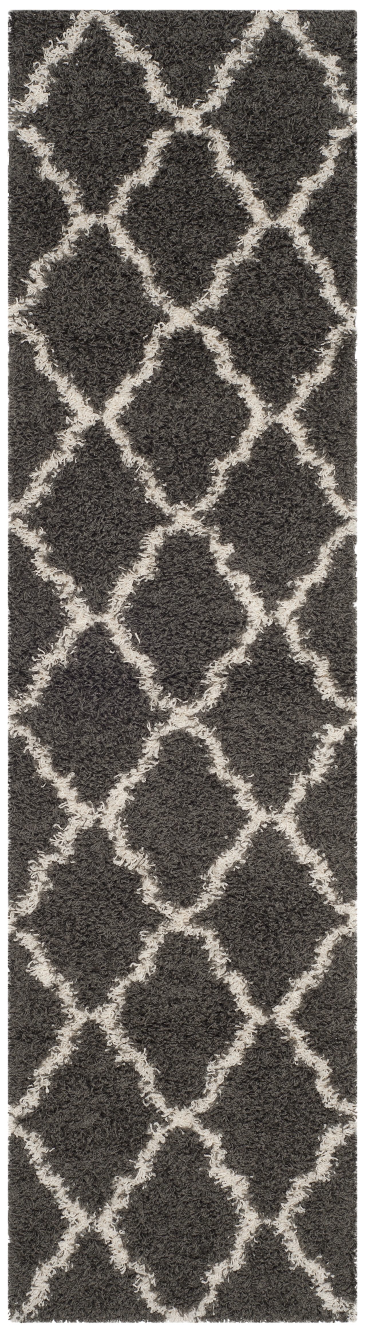 Arlo Home Woven Area Rug, SGDS257A, Dark Grey/Ivory,  2' 3" X 6' - Image 0
