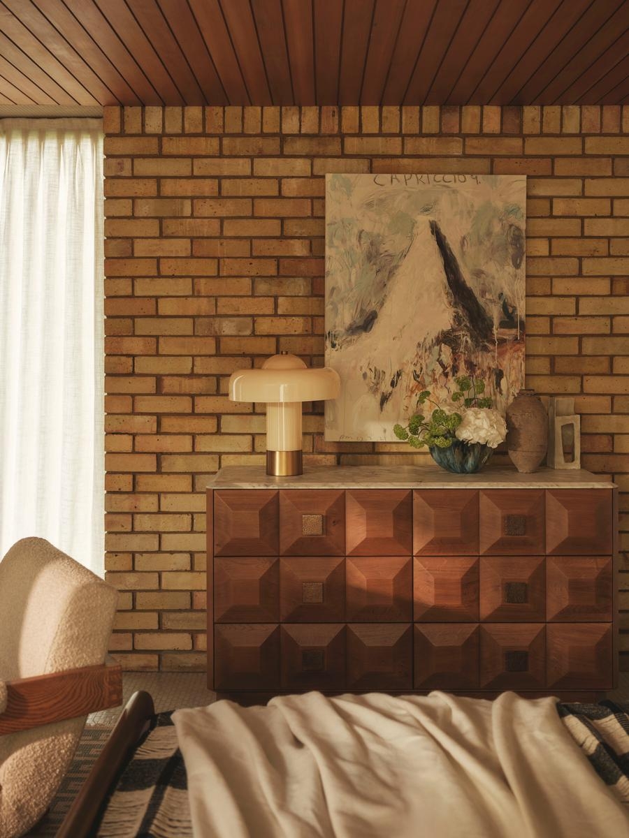 Marius Six Drawer Dresser, Arabescato Corchia Marble - Image 0