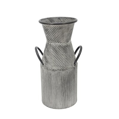 Tascherau Black Indoor / Outdoor Metal Table Vase - Image 0