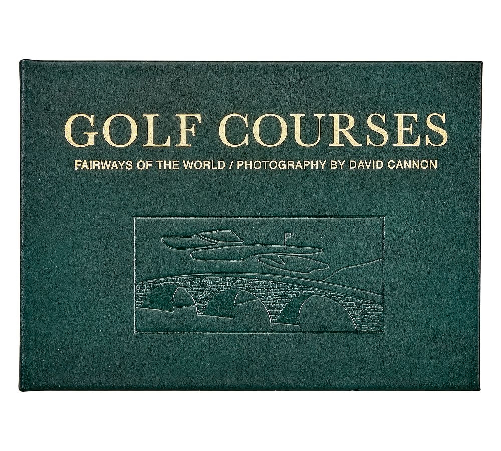 Golf Courses Leather Book, Green - Image 0