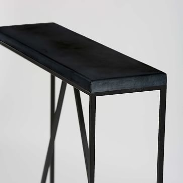 Hilicus Entryway Table Steel, Black on Black - Image 2