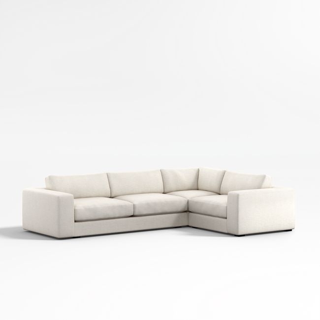 Oceanside Low 3-Piece L-Shaped Sectional Sofa - Image 0