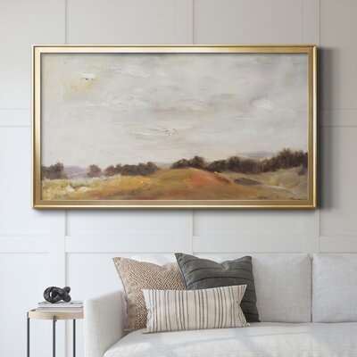 Fields Of Gold, Picture Frame Print on Canvas, Gold - Image 2