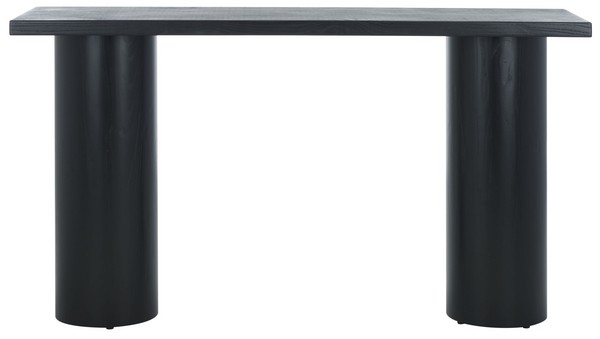 Sanchez Elm Wood Console Table - Black - Image 0