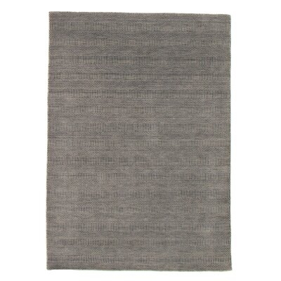 Slover Hand-Knotted Wool Gray Area Rug - Image 0