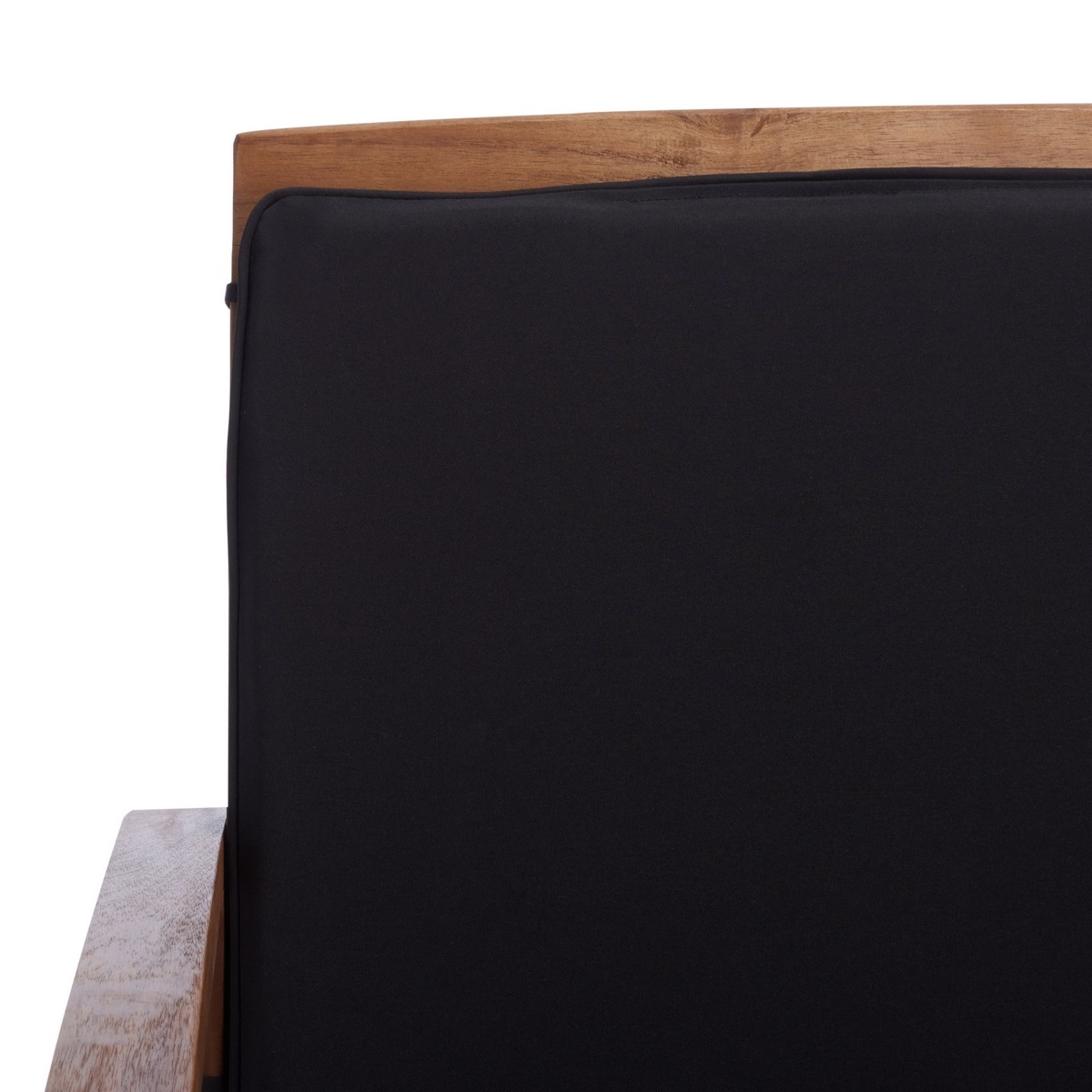 Rocklin 4 Pc Outdoor Set - Natural/Black - Safavieh - Image 2