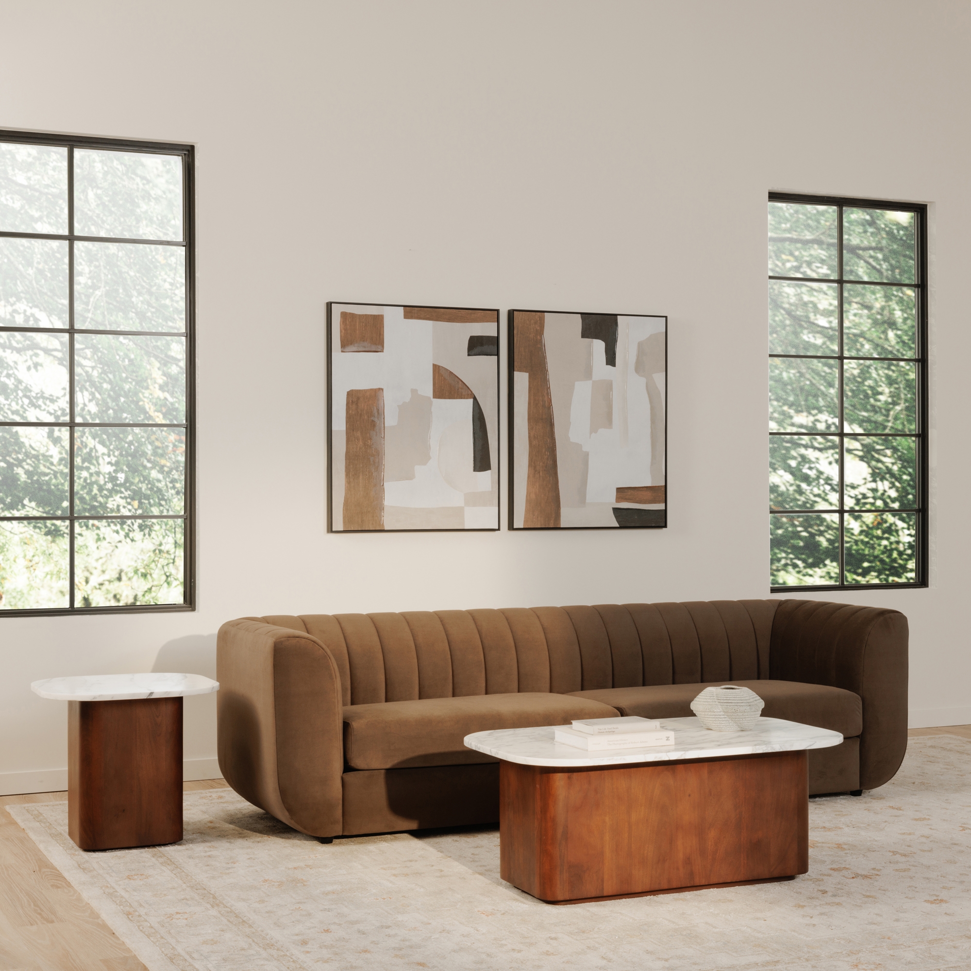 Rosy Sofa Dark Brown - Image 7