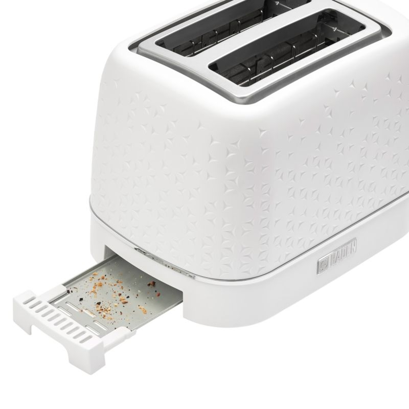 HADEN Starbeck White 2-Slice Toaster - Image 1