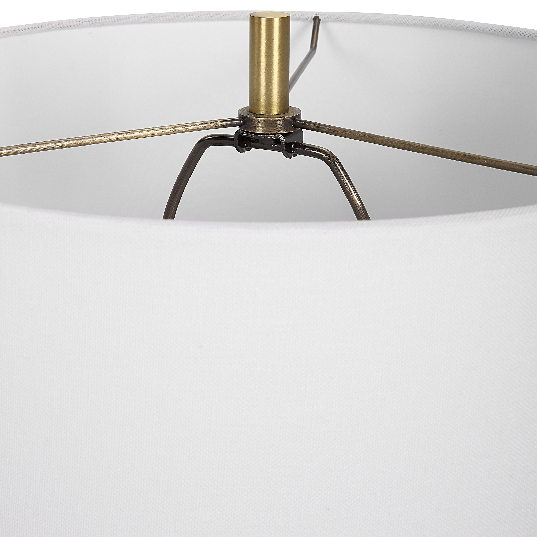 Coil Sculpted Blue Table Lamp - Image 6