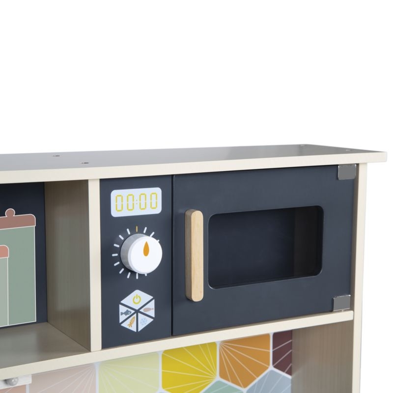 Janod Mozaic Big Cooker Kids Wooden Play Kitchen - Image 5