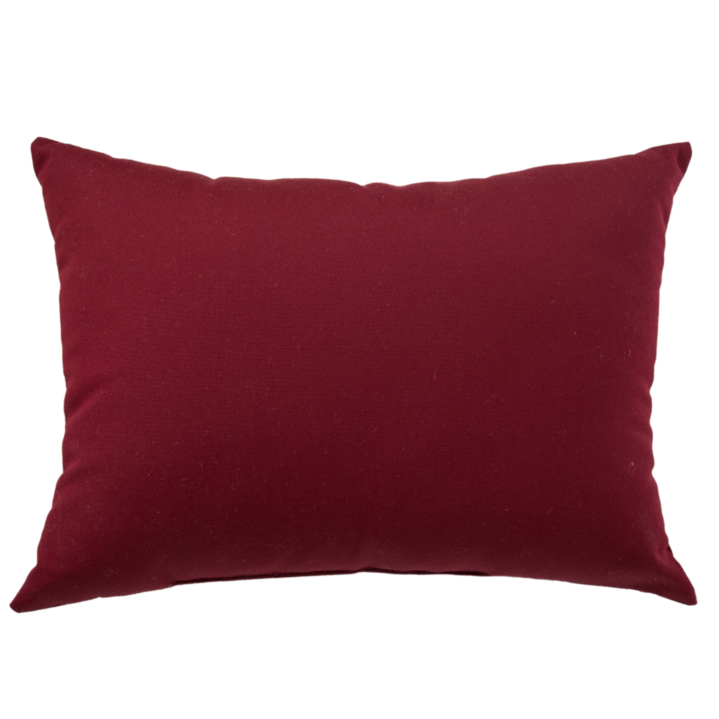 Design (US) Maroon 13"X18" Pillow - Image 0