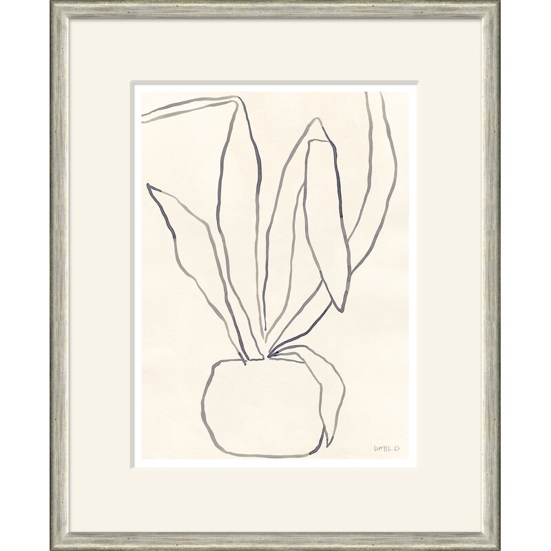 Soicher Marin Patio Form by Susan Hable - Picture Frame Painting on Paper - Image 0