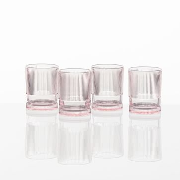 Fortessa NoHo Drinking Glass, Short, Pink, Set of 4 - Image 3