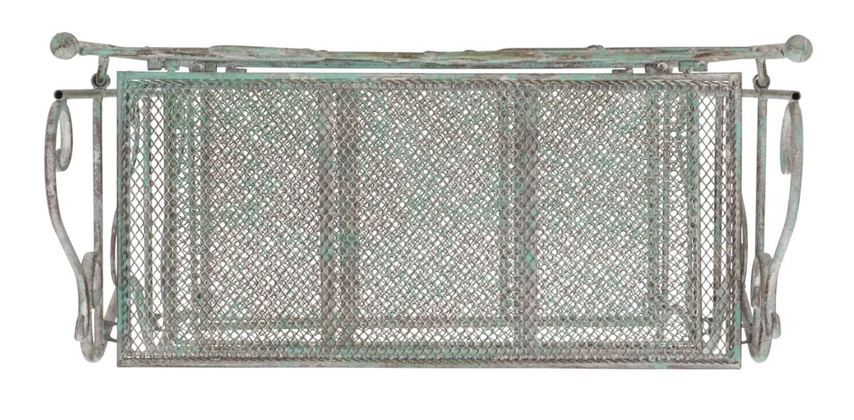 Torus 3-Tier Shelf - Antique Dark Green - Safavieh - Image 4