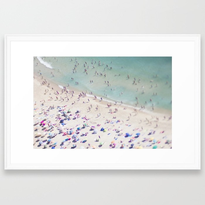 Beach Love Iv Framed Art Print by Ingrid Beddoes Photography - Scoop White - LARGE (Gallery)-26x38 - Image 0